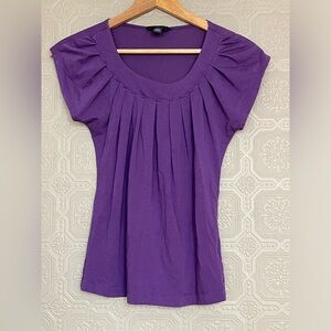 Banana Republic petite xxs purple shirt